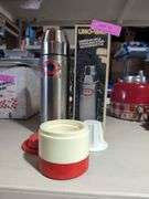 UNO-VAC Stainless Steel Vacuum Bottle and Columbian Terre Haute Kiltie Jug