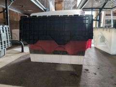 Lot of Plastic Storage Totes and Lids