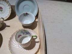 Collection of Fine China Cups and Saucers
