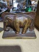 Three Bookends, Two Abraham Lincoln and One Elephant Farnan