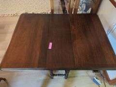 Drop Leaf Dining Table with Barley Twist Legs