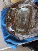 Silver Plated Serving Set: Platter, Butter Dish, and More