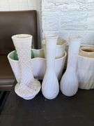 Collection of Vases and Decorative Vessels - Assorted Colors and Styles