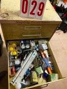 Simplicity three-Drawer Cabinet with Assorted Contents