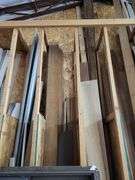 4 sections with lumber, some metal