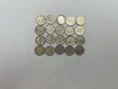Lot of Twenty Silver Dimes