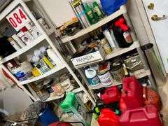 Collection of Household Liquids and Paints