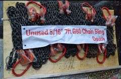 7 ft Double Legs Lifting Chain Sling(Qty of 8) LHR-G80
