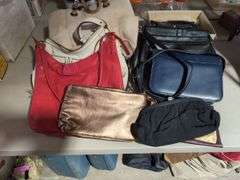 Assorted Lot of Ladies' Purses and Handbags