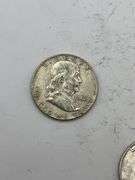 Assorted Silver Half Dollars - Franklin & Liberty Bell