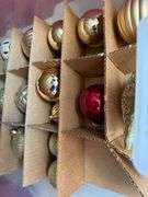 Two Totes of FANCY Christmas Ornaments - Assorted Styles