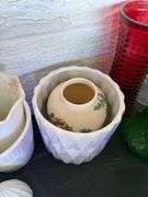 Collection of Vases and Decorative Vessels - Assorted Colors and Styles