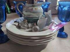 Mikasa Ultima+ Dinnerware Set with Glasses and Decorative Serving Pieces