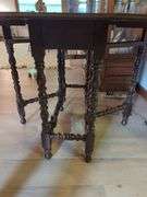 Drop Leaf Dining Table with Barley Twist Legs