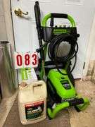 Greenworks Pro 2300 PSI Electric Pressure Washer with Olympic Deck Cleaner