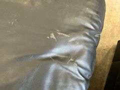 Black Leather Living Room Set: Sofa, Loveseat, Chair & Ottoman