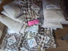 Lot of Curtain Tiebacks and curtains