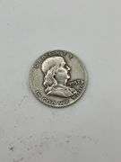 Lot of 5 Franklin Half Dollars (1952-1961)