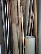 Mixed Lot of Wood and Polycarbonate Building Materials