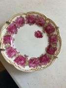 Haviland France Dropped Rose Dinner Plates, Set of 3
