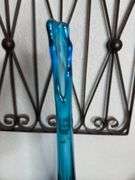 Decorative Wall Art, Blue Glass Vase, and Ceramic Bird Figurines - Set of 4