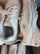 Boxes of Assorted Clothing, Shoes, Accessories, and Household Items