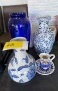 Collection of Vases and Decorative Vessels - Assorted Colors and Styles