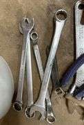 Bucket with Hand Tools - Wrenches, Pliers, and More
