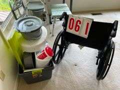Wheelchair, Walker, Shower Chair, and Adjustable Table