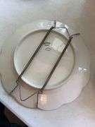 Haviland France Dropped Rose Dinner Plates, Set of 3