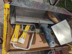 Shelving Unit with Tools, Hardware, and Parts