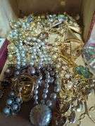 Costume Jewelry Collection in R.G. Dun Operas Cigar Box