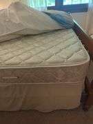 Full Size Spindle Bed with Mattress