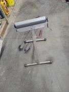 Assorted Woodworking Clamps, lumber stand