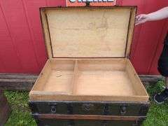 Flat Top Steamer Trunk