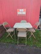 Folding Card Table and Chair Set
