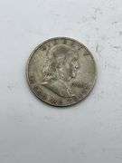 Collection of Five Franklin Half Dollars (1957-1962)