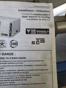 Reznor Heating Unit UDAP V3 Series + Rubbermaid cart