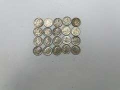 Group of Twenty Roosevelt Silver Dimes