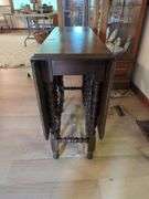 Drop Leaf Dining Table with Barley Twist Legs