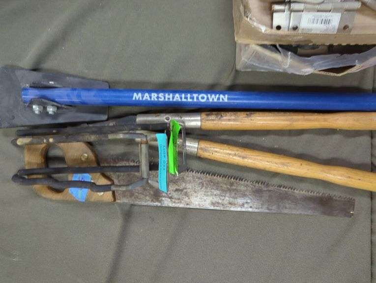 Marshalltown Floor Scraper, Ames Pruning Shears, Hand Saw, and More image
