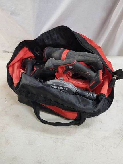 Craftsman 20V Cordless Power Tool Set with Bag image